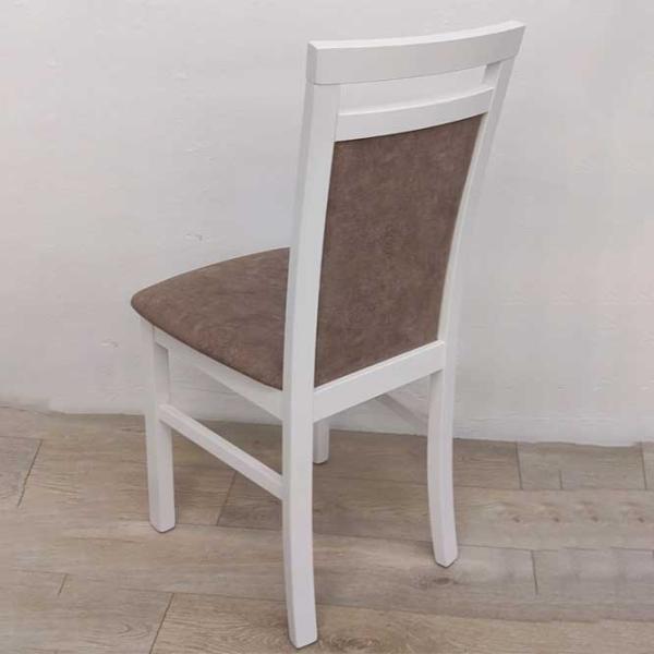 Scaun de bucătărie Drewmix Milano 5 25B Stofă/ White  photo 2 Scaun de bucătărie Drewmix Milano 5 25B Stofă/ White  photo 2