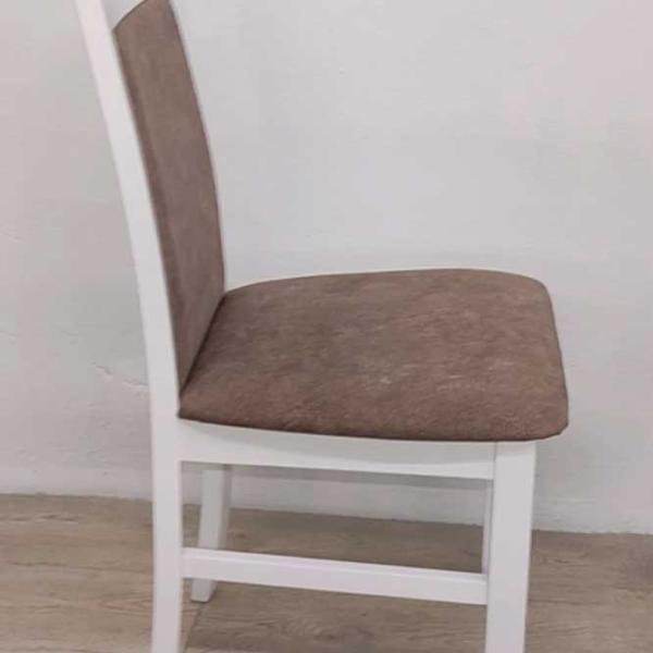 Scaun de bucătărie Drewmix Milano 5 25B Stofă/ White  photo 4 Scaun de bucătărie Drewmix Milano 5 25B Stofă/ White  photo 4