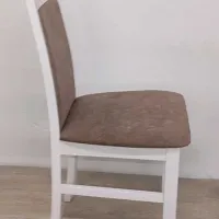 Scaun de bucătărie Drewmix Milano 5 25B Stofă/ White photo 4