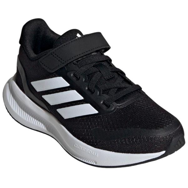 Adidași pentru băieți Adidas Runfalcon 5 El C Primăvară - vară / Black White photo 1