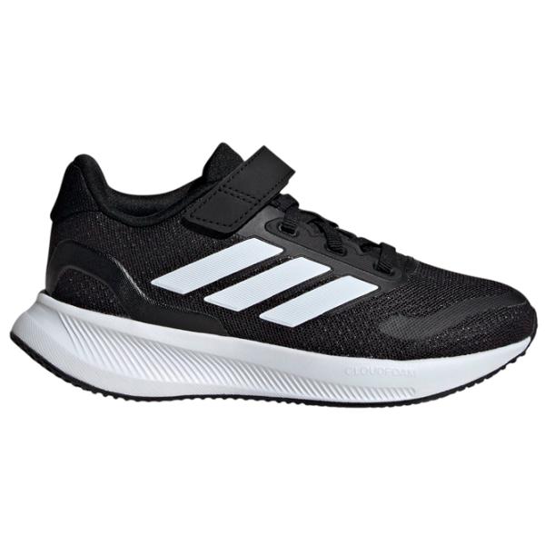 Кроссовки для мальчиков Adidas Runfalcon 5 El C Весна - лето / Black White photo 3