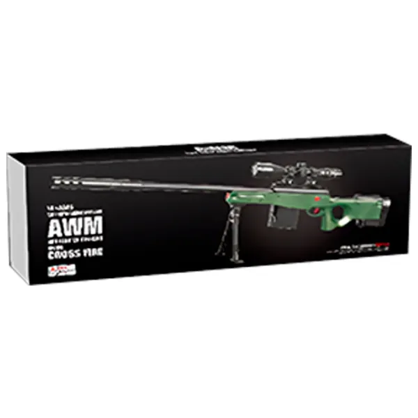 Игрушечный автомат Blaster AWM RS-517C 14+ / Гелевые шарики / Зеленый photo 4
