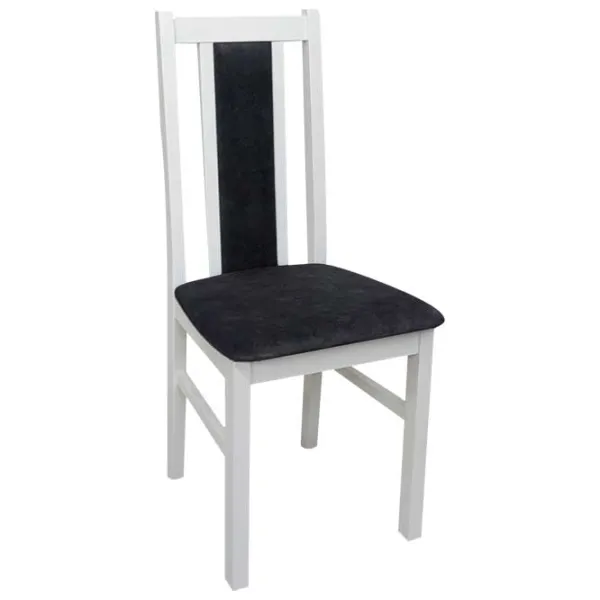 Scaun de bucătărie Drewmix Bos 14 24B Stofă/ White Black photo 1 Scaun de bucătărie Drewmix Bos 14 24B Stofă/ White Black photo 1