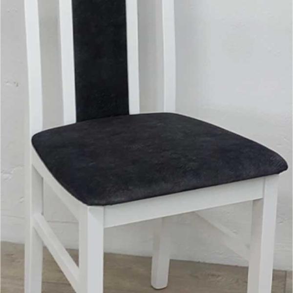 Scaun de bucătărie Drewmix Bos 14 24B Stofă/ White Black photo 2 Scaun de bucătărie Drewmix Bos 14 24B Stofă/ White Black photo 2