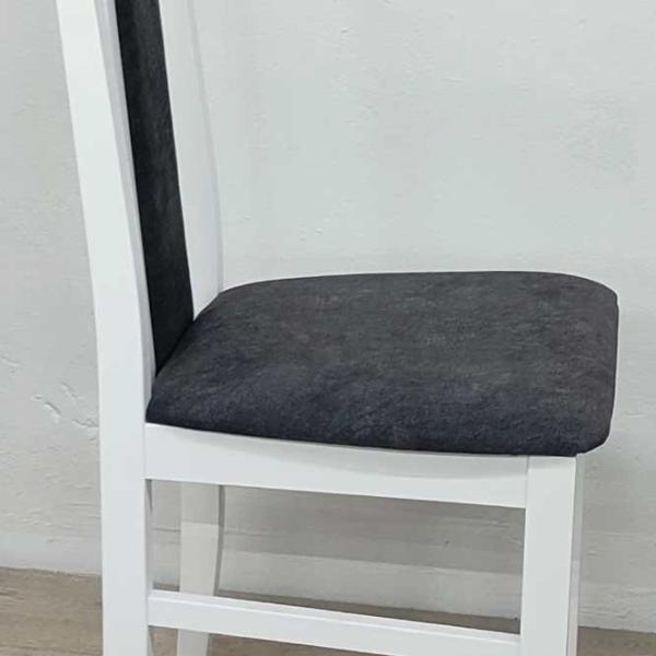 Scaun de bucătărie Drewmix Bos 14 24B Stofă/ White Black photo 3 Scaun de bucătărie Drewmix Bos 14 24B Stofă/ White Black photo 3