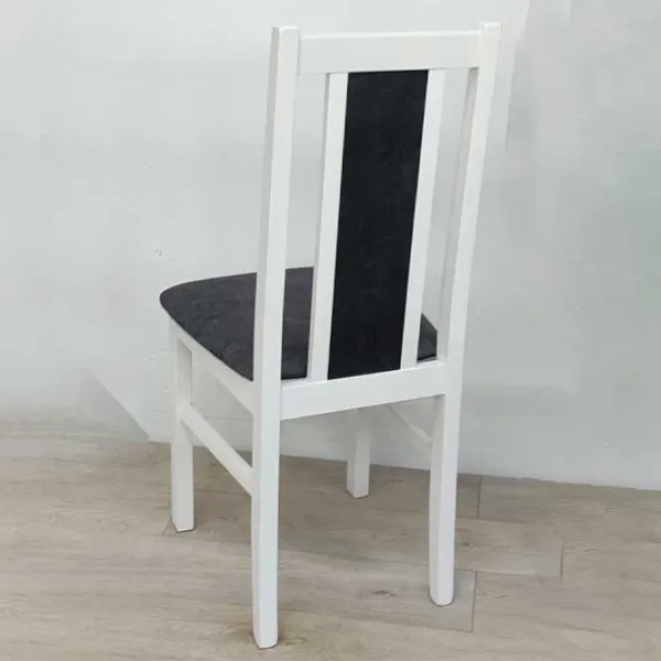 Scaun de bucătărie Drewmix Bos 14 24B Stofă/ White Black photo 4 Scaun de bucătărie Drewmix Bos 14 24B Stofă/ White Black photo 4