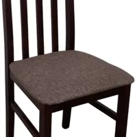 Scaun de bucătărie Drewmix Bos 12 6B Stofă/ Nuc photo 3