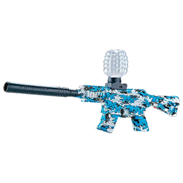 Игрушечный автомат Blaster M416 Mini RS-509C 14+ / Гелевые шарики / Синий photo 1