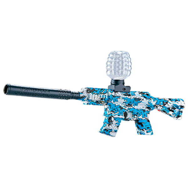Игрушечный автомат Blaster M416 Mini RS-509C 14+ / Гелевые шарики / Синий photo 1
