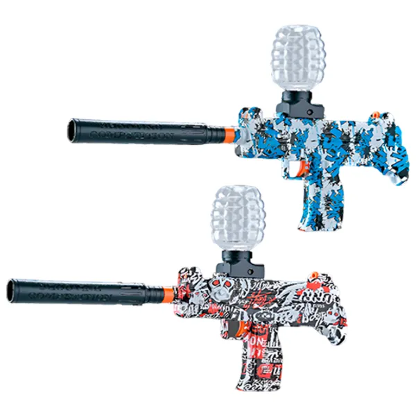 Игрушечный автомат Blaster Mini Uzi RS-511C 14+ / Гелевые шарики / Красный photo 2