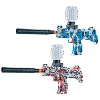 Pistol automat de jucărie Blaster Mini Uzi RS-511C 14+ / Bile gel / Red photo 2