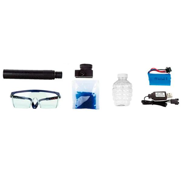 Игрушечный автомат Blaster Mini Uzi RS-511C 14+ / Гелевые шарики / Красный photo 6