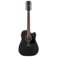 Chitară electro-acustică Ibanez AW8412CE-WK 4/4, Dreadnought, Black