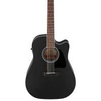 Электроакустическая гитара Ibanez AW8412CE-WK 4/4, Dreadnought, Черный photo 4