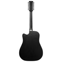 Электроакустическая гитара Ibanez AW8412CE-WK 4/4, Dreadnought, Черный photo 5