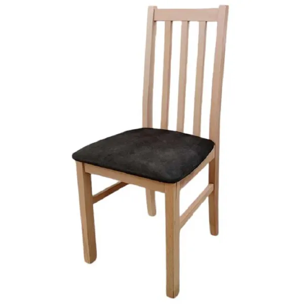 Scaun de bucătărie Drewmix Bos 10 22B Stofă/ Beige Black photo 2 Scaun de bucătărie Drewmix Bos 10 22B Stofă/ Beige Black photo 2