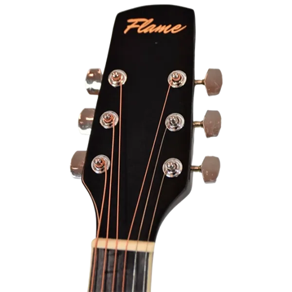 Chitară acustică Flame CAG 230 C 4/4, Dreadnought, Black photo 5