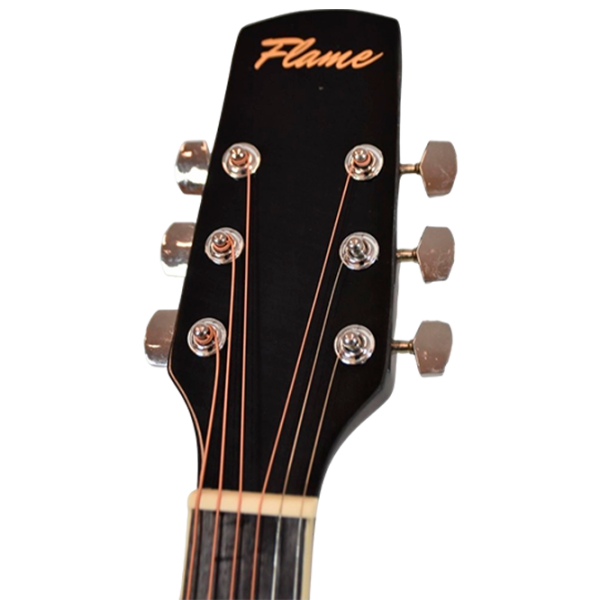 Chitară acustică Flame CAG 230 C 4/4, Dreadnought, Black photo 5