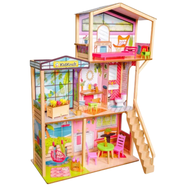 Căsuță pentru păpuși KidKraft Blooming Spring Garden 20380-CSMIT1 Căsuță / 3+ photo 1