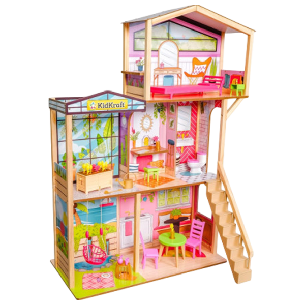 Căsuță pentru păpuși KidKraft Blooming Spring Garden 20380-CSMIT1 Căsuță / 3+ photo 1