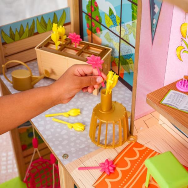 Căsuță pentru păpuși KidKraft Blooming Spring Garden 20380-CSMIT1 Căsuță / 3+ photo 5