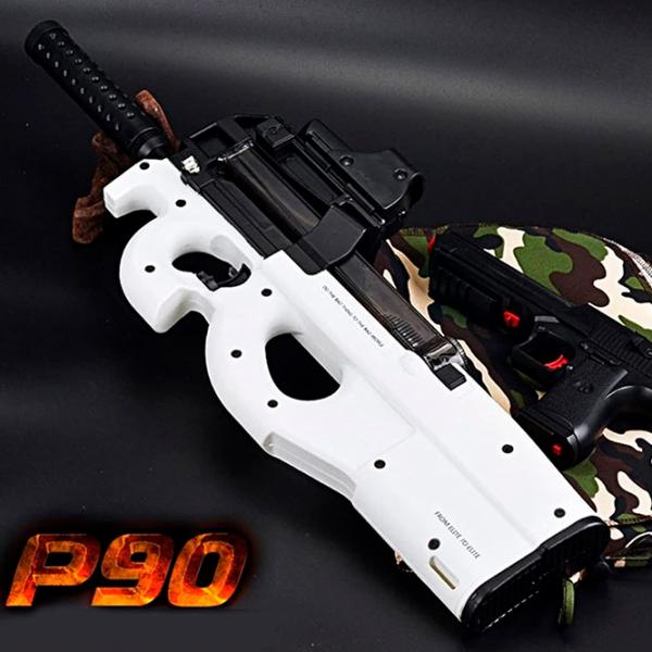 Игрушечный автомат Blaster P90 RS516C 14+ / Гелевые шарики / Белый photo 5
