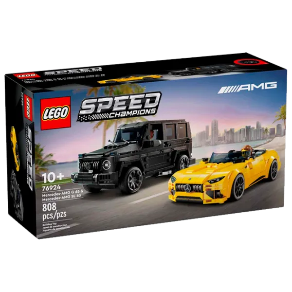 Constructor LEGO Mercedes-AMG G 63 & Mercedes-AMG SL 63 Mașină/ Multicolor photo 1