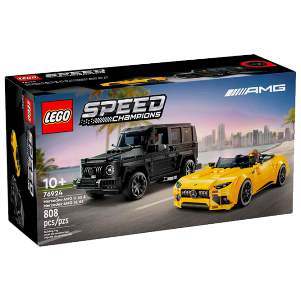 Constructor LEGO Mercedes-AMG G 63 & Mercedes-AMG SL 63 Mașină/ Multicolor photo 1