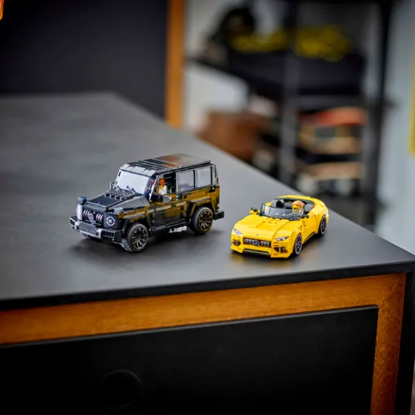 Constructor LEGO Mercedes-AMG G 63 & Mercedes-AMG SL 63 Mașină/ Multicolor photo 7