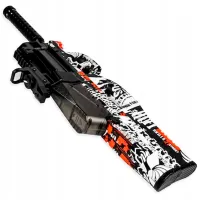 Игрушечный автомат Blaster P90 RS516C 14+ / Гелевые шарики / Красный photo 4