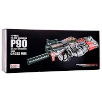Игрушечный автомат Blaster P90 RS516C 14+ / Гелевые шарики / Красный photo 5