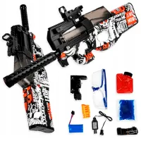 Игрушечный автомат Blaster P90 RS516C 14+ / Гелевые шарики / Красный photo 6