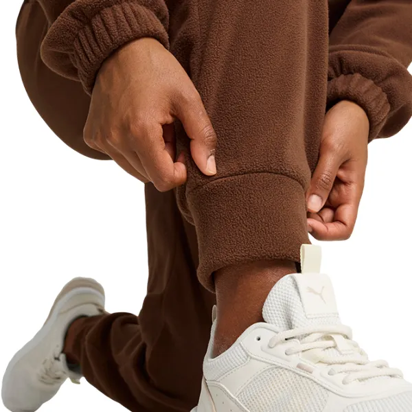 Pantaloni sportivi pentru femei Puma Ess Elevated Winterized Pants XS / Brown photo 5