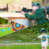 Игрушечный автомат Blaster P90 RS516C 14+ / Гелевые шарики / Желтый photo 4