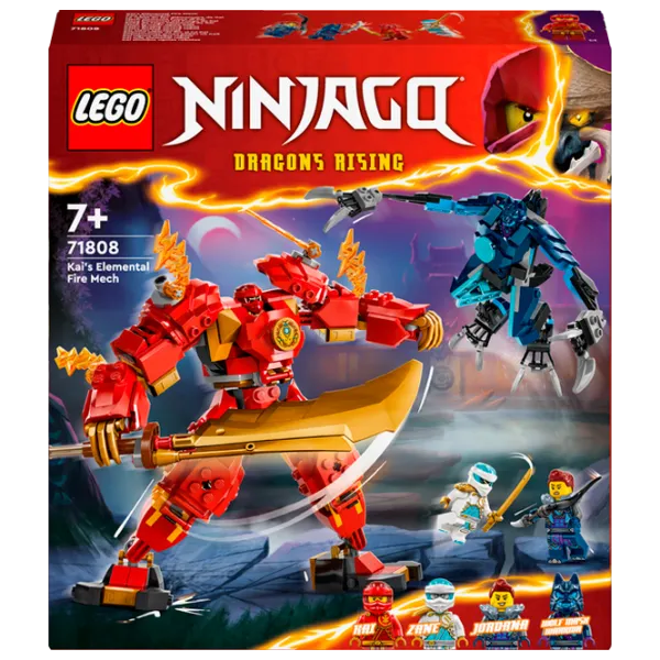 Constructor LEGO Kai's Elemental Fire Mech Clasic/ Multicolor photo 1