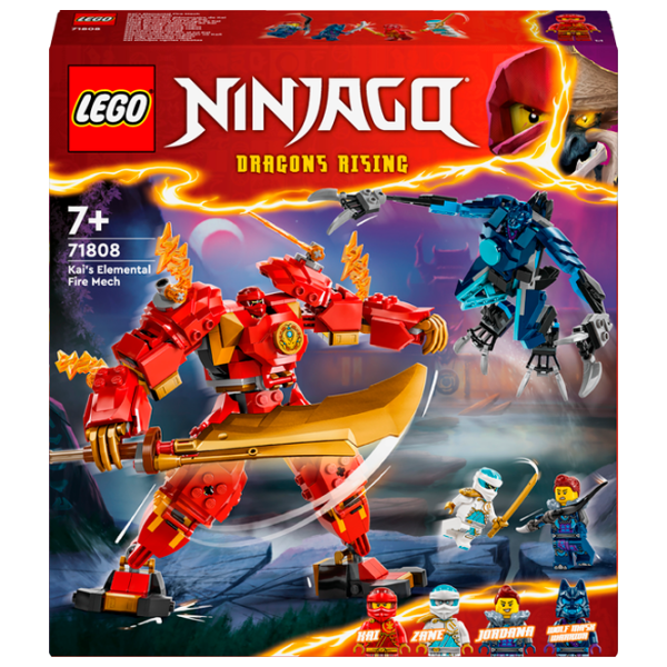 Constructor LEGO Kai's Elemental Fire Mech Clasic/ Multicolor photo 1