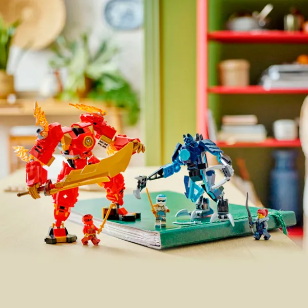 Constructor LEGO Kai's Elemental Fire Mech Clasic/ Multicolor photo 4