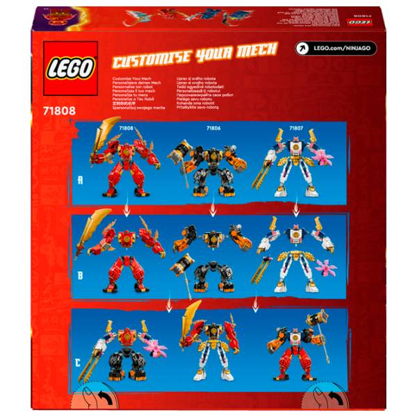 Constructor LEGO Kai's Elemental Fire Mech Clasic/ Multicolor photo 8