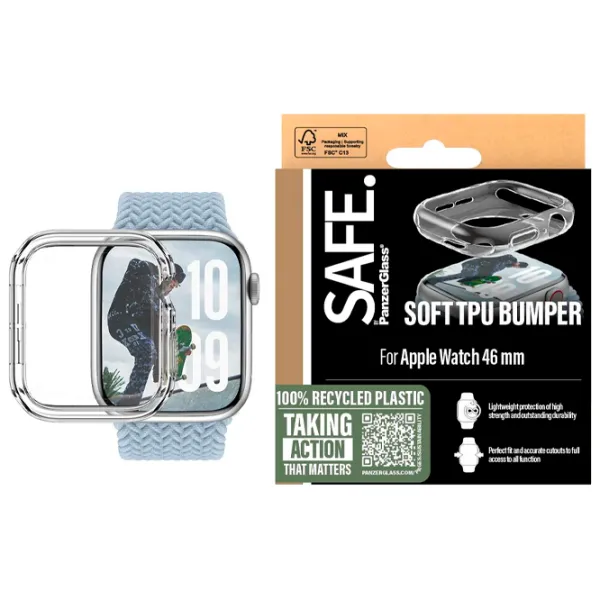 Husa p/u Apple Watch Safe by PanzerGlass Transparent 46 mm  photo 2