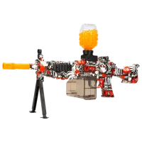 Pistol automat de jucărie Blaster M249 RS-520C 14+ / Bile gel / Red