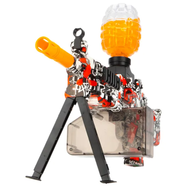 Игрушечный автомат Blaster M249 RS-520C 14+ / Гелевые шарики / Красный photo 5