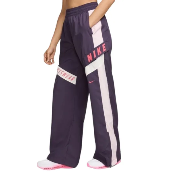 Pantaloni sportivi pentru femei Nike W Nsw Woven High-Waisted Pants L / Medium Purple photo 1