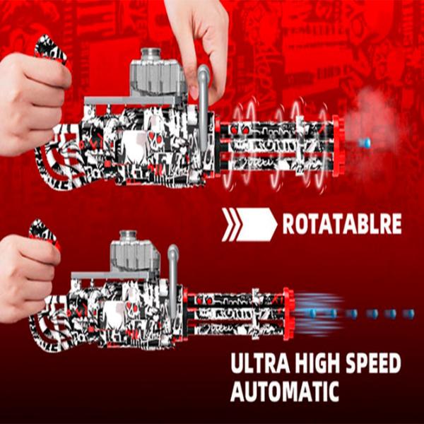 Игрушечный автомат Blaster Catling RS-506C 14+ / Гелевые шарики / Красный photo 4