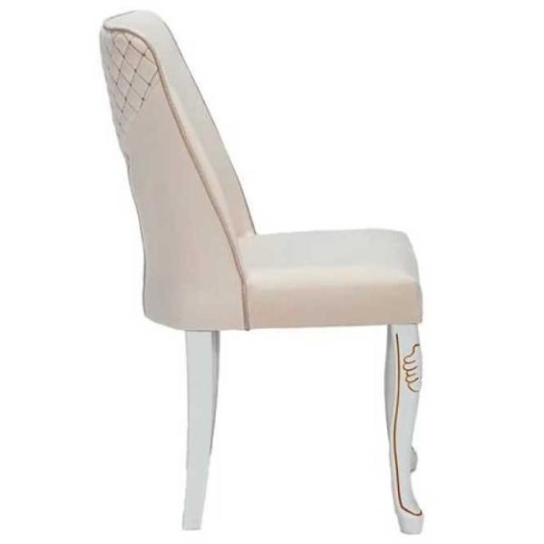 Scaun de bucătărie Moda Life Hurrem Stofă/ Cream  photo 2 Scaun de bucătărie Moda Life Hurrem Stofă/ Cream  photo 2