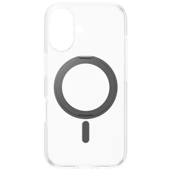 Husă pentru smartphone Apple iPhone 16 PanzerGlass / MagSafe Back / PC / Black Transparent photo 1