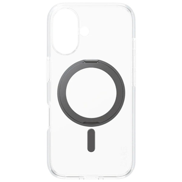 Husă pentru smartphone Apple iPhone 16 PanzerGlass / MagSafe Back / PC / Black Transparent photo 1