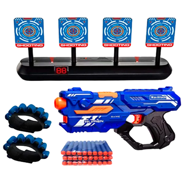 Бластер YST Target Shoot Soft Buller Gun Set  8+ / Стрел / Синий photo 1