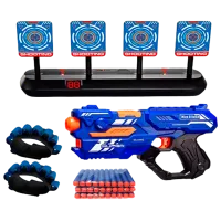 Бластер YST Target Shoot Soft Buller Gun Set  8+ / Стрел / Синий