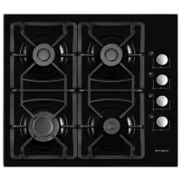 Газовая варочная панель Zanetti ECO 1140 Закаленное стекло / Черный