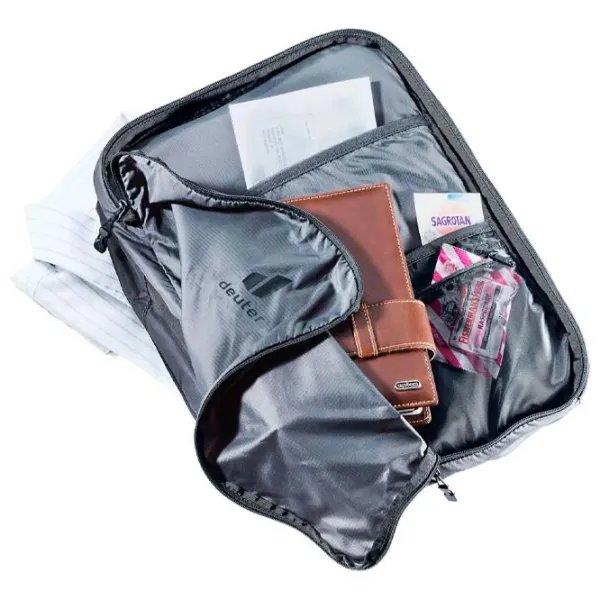 Чехол для одежды Deuter Orga Zip Pack 2 л / 40D PA Ripstop / Графитовый черный photo 2